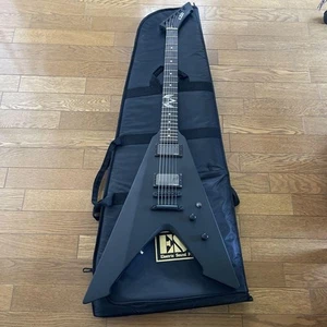 ESP Ltd Metallica James Signature Vulture Black Satin, used, with gig bag - Picture 1 of 8