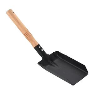 Pala a punta quadrata 14" testa piatta manico nero giallo - Foto 1 di 4