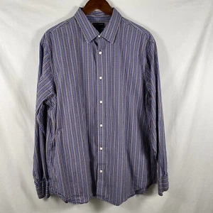 Banana Republic Mens Sz XL Button Shirt Long Sleeve Classic Fit Plaid Multicolor - Picture 1 of 9