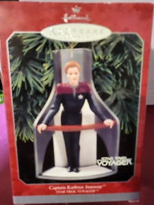 1998 Hallmark Andenken Ornament Star Trek Voyager Captain Kathryn Janeway - Bild 1 von 6