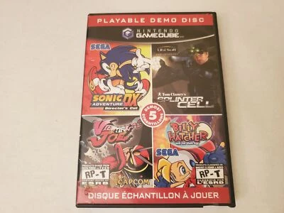 5 Demos Playable Demo Disc (Gamecube Gc) Case Only - Image 1 of 2