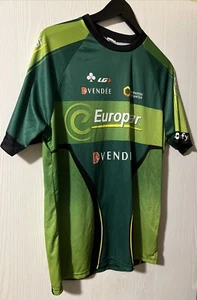 Europcar Cycling Supporters Top Large Green Polyester - Picture 1 of 6