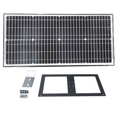 ALEKO 30W Monocrystalline Solar Panel 24 Volt Output - Image 1 of 4