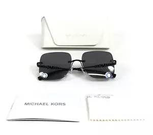 Gafas de sol Michael Kors MK1150 Quebec 1005/1 marcos negros con gris liso negro - Imagen 1 de 12
