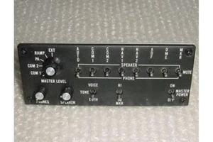 Panel selector de audio para aviones Piper 09219-00, 09219, edición de lote antiguo - Imagen 1 de 1
