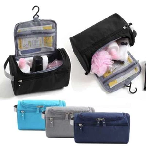 Men Women Toiletry Bag Wash Kit Cosmetics Shaving Makeup Case Organizer Travel - Picture 1 of 16