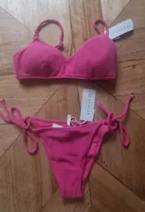 Seafolly - Womens Sea Drive Bikini Rio Set - Size 12 AUS/8 US $169 - Pink - Picture 1 of 10