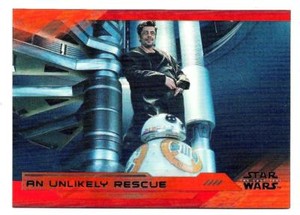2018 Topps Star Wars The Last Jedi SERIES 2 RED Parallel #55 Serial #183/199