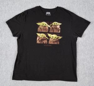 Camisa Negra Star Wars The Mandalorian Grogu Fifthsun Adulto XL (LEER) - Imagen 1 de 6