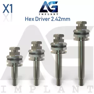 Sechskantschraubendreher 2,42 mm manueller Schraubendreher chirurgisches Werkzeug für Dental - Bild 1 von 6