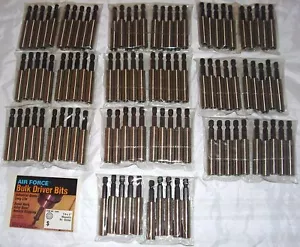 SET PORTAPUNTE MAGNETICO 1/4" AIR FORCE GRADO INDUSTRIALE 100 PEZZI 14BH - Foto 1 di 1