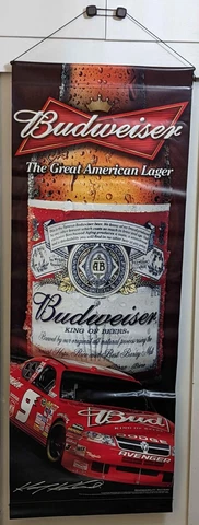 Kasey Kahne Budweiser Vinyl Sign poster 22"X60" Nascar Cover
