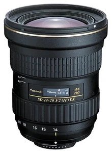 Tokina ATXAF140DXN 14-20mm f/2 Pro DX Lens for Nikon F, Black - Picture 1 of 3