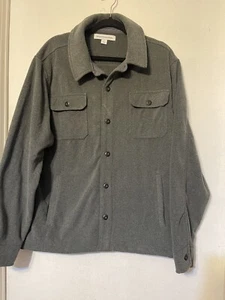 Amazon Essentials Men's Long-Sleeve Polar Fleece Shirt Jacket, Gray Size XL - Picture 1 of 6