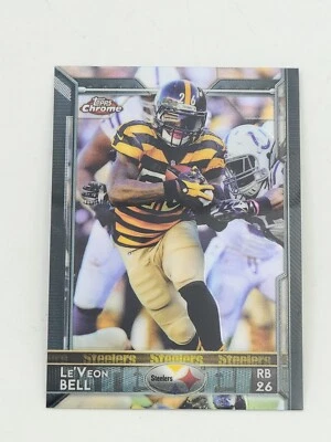 2015 Topps Chrome Mini Football Card #8 Le'Veon Bell - Image 1 of 2