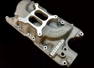 Colector de admisión Blue Thunder 289, 302 Performance bloque pequeño Ford Mustang Cobra Foto 1 de 4