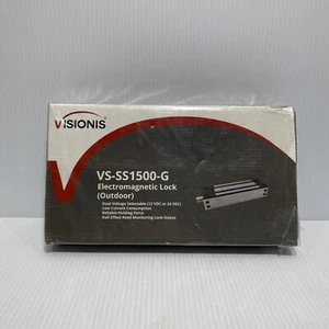 New Visionis 1500 lbs Outdoor and Gate Magnetic Lock Electromagnetic VS-SS1500-G - Picture 1 of 9