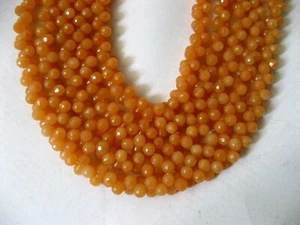 Lotto N°5 Fili Avventurina Rossa Naturale Segmenti 6x12mm. Treccia ,L. cm.40 . - Foto 1 di 3