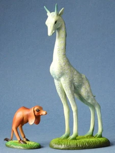 Jérôme Bosch - Girafe Et Zweibeiniger Chien - Figurine Sculpture - JB31- 20621A - Picture 1 of 4