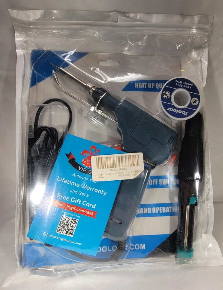 Toolour Automatic Soldering Gun Kit 5 in 1 60w Auto Solder Feed Welding Tool