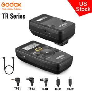 US Godox TR-C1 C3 N1 N3 S2 2.4G TX RX Wireless Camera Timer Remote Control Set - Picture 1 of 19