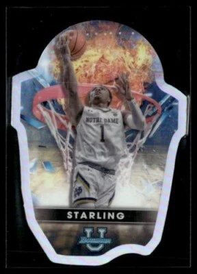 2022-23 Bowman University Best U Buckets Die-Cuts JJ Starling Notre Dame Rookie - Image 1 of 2