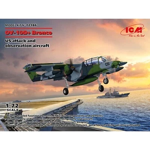 OV-10D+ Avión de ataque y observación Bronco EE. UU. 1:72 ICM 72186 - Modelo de plástico - Imagen 1 de 13