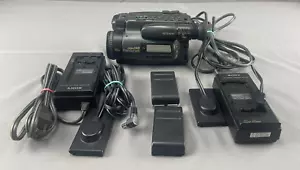 Sony CCD-TR101 Handycam Video Hi8 2 Batteries/Chargers Untested Parts or Repair - Picture 1 of 9