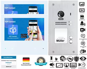 2 Familienhaus Wlan Video Türsprechanlage Videotürklingel RFID Sprechanlage - Bild 1 von 24