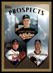 1999 Topps Chris Enochs/Bruce Chen/Ryan Anderson Baseball Card #210 - Picture 1 of 2