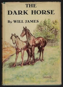 WILL JAMES The Dark Horse 1939 First Edition in DJ Western Fiction - Picture 1 of 4