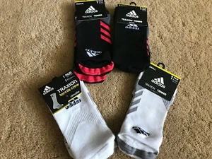 Adidas Traxion Tennis Socks Mens/Womens Assorted Colors and Styles Crew NoShow - Picture 1 of 5