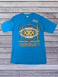 Vintage Super Bowl XXX Logo 7 XL T-Shirt Dallas Cowboys Pittsburgh Steelers NEW - Picture 1 of 9