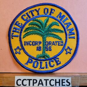 CITY OF MIAMI, FLORIDA POLICE SHOULDER PATCH FL
