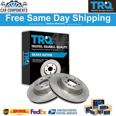 Par de rotores de freno delanteros TRQ para Land Rover LR3 Range Rover Sport Foto 1 de 4