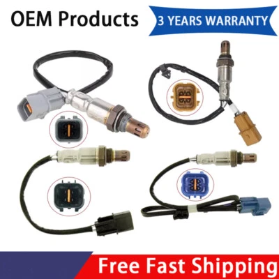 Set 4 Oxygen Sensor Upper+Lower For 2014 2015 2016 2017 2018 Kia Sedona 3.3/3.5L - Image 1 of 4