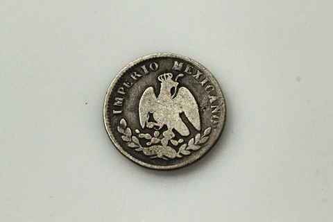 1864-M Mexico 10 Cent Maximilian I Silver Coin Grades Very Good (NUM7002) Cover
