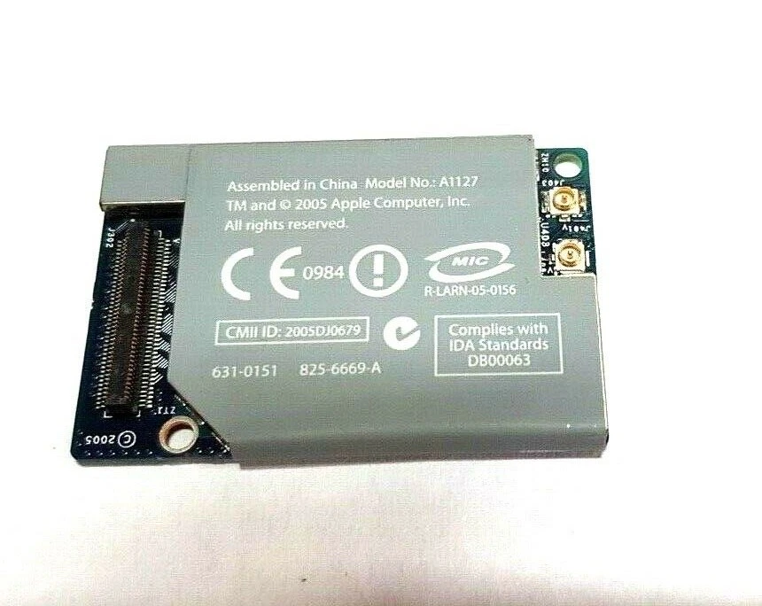 APPLE AIRPORT WIFI ALL IN ONE  CARD A1127 POWERBOOK IMAC G4 631-0151 825-6669-A - Image 1 of 1