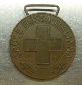 ITALIENISCHES ROTES KREUZ BENEMERENTI BRONZE VERDIENSTMEDAILLE (1. WELTKRIEG) volle Größe - Bild 1 von 3