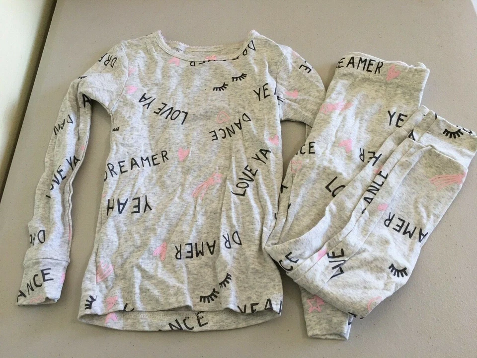 Nuevo conjunto de pijama de baile de ballet Carters niñas ajuste ceñido muchas tallas gris a elegir Foto 1 de 1