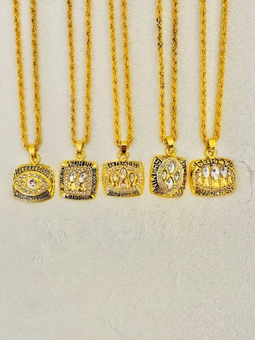 5 PCS San Francisco 49ers Pendant Necklace- Super Bowl Championship, USA SHIP Cover