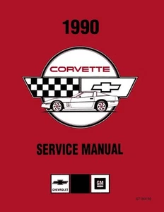 1990 Corvette Shop Service Repair Manual Book Engine Drivetrain Electrical Body - Picture 1 of 1