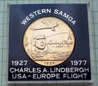 Samoa 1977 1 Tala, Charles Lindbergh's Transatlantic Flight Unc In Original Box