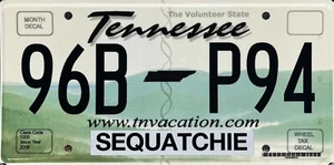 USA Number Licence Plate TENNESSEE "THE VOLUNTEER STATE" - Picture 1 of 1