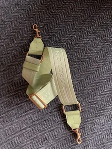 Oroton Bag Strap Brand New Adjustable Mint Green Very Durable Gold Tone Hardware - Picture 1 of 8