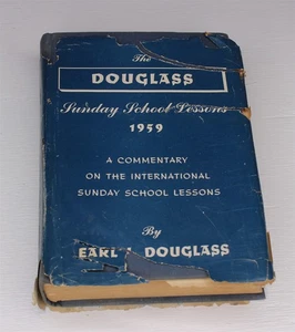 The Douglass Sunday School Lessons 1959 By Earl Douglass (1959, Hardcover) - Foto 1 di 3