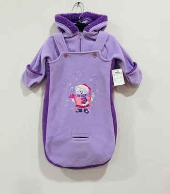 NUEVO CON ETIQUETAS OKIE DOKIE Bunting viaje dormir traje de nieve sudadera con capucha nieve 3-6 meses princesa Foto 1 de 4