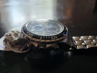 Acoli Design Watch Mens Quartz Stainless Steel Chronograph Black Bezel 20 ATM - Image 1 of 2