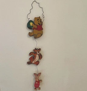 VTG Disney Winnie The Pooh Custom Wood Hand Crafted Wall Decor Collection - Picture 1 of 15