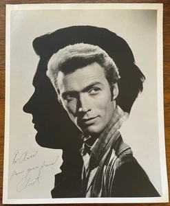 Clint Eastwood Signed 8" x 10" Photograph Rawhide Rowdy Yates      LS - Picture 1 of 6